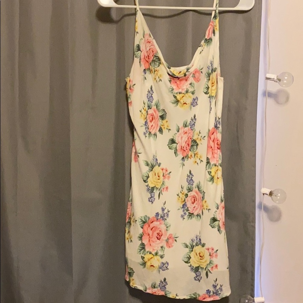 White flowery dress